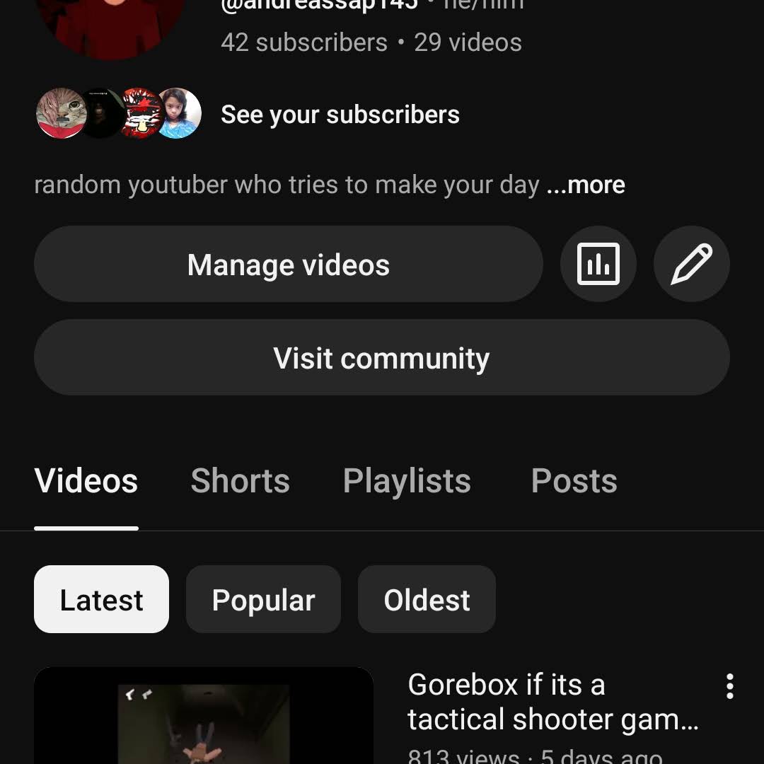 Post from random dude