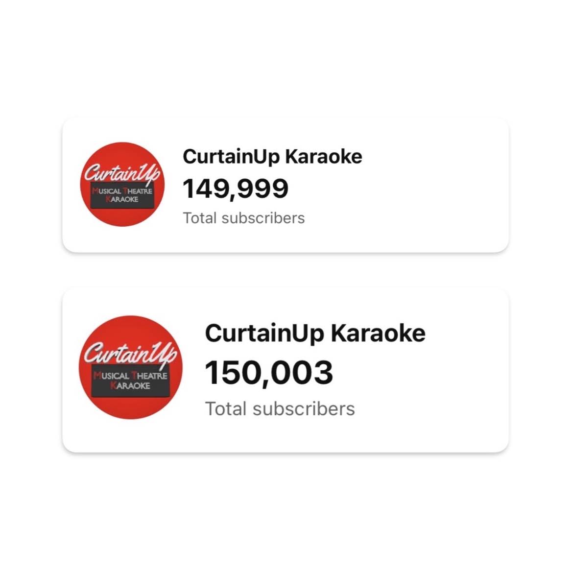 Post from CurtainUp Karaoke