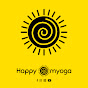 Happy Omyoga - Lets Keep Planting Smiles logo