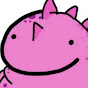 Blobby the fat dinosaur logo