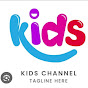 cartoon kids . logo