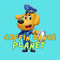 Coffin Dance Planet logo