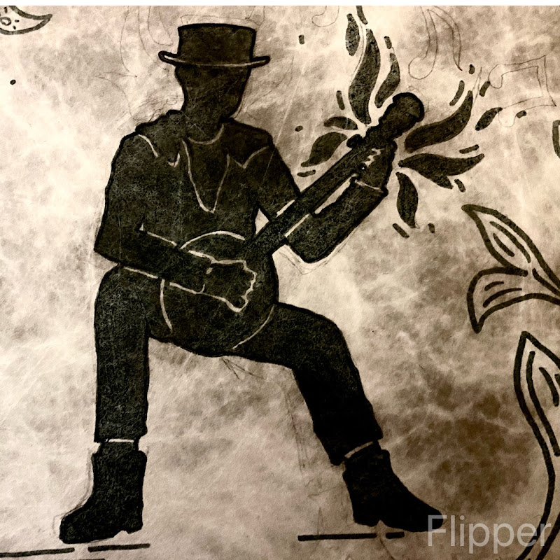 Paul lion Sinclair-The Black British Banjo Player