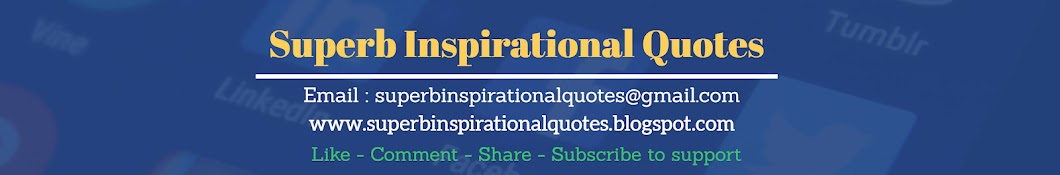 Superb Inspirational Quotes ইউটিউব চ্যানেল অ্যাভাটার