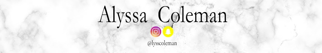 Alyssa Coleman Avatar canale YouTube 