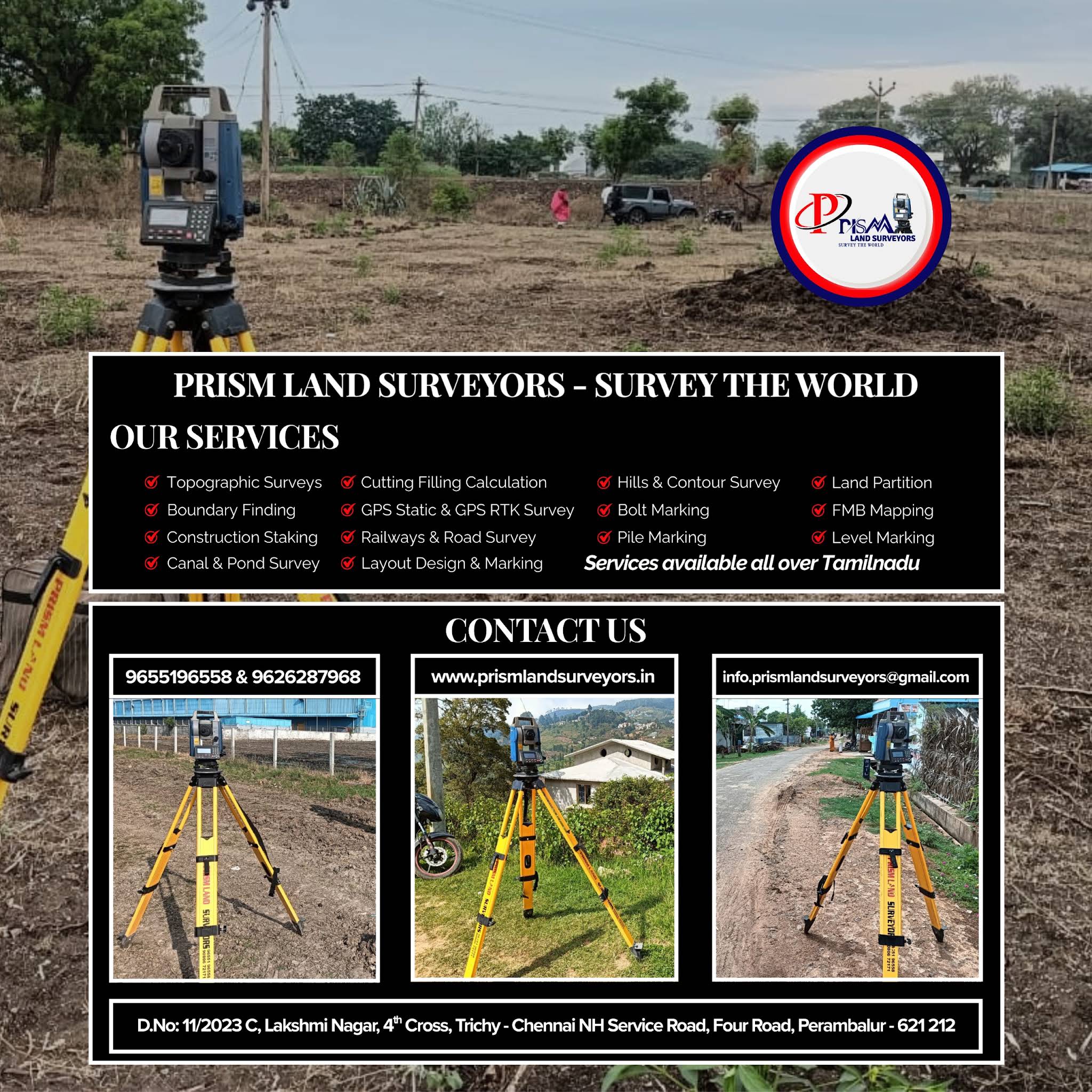 Post from PRISM LAND SURVEYORS
