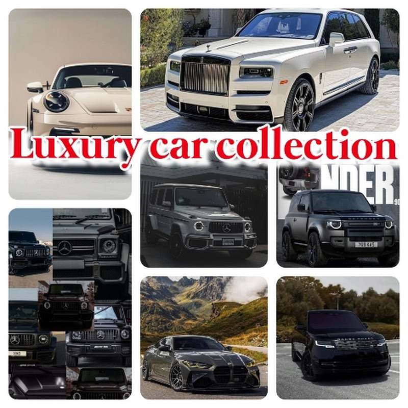 Luxury car collection 
