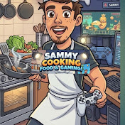 Sammy Cooking food and gaming