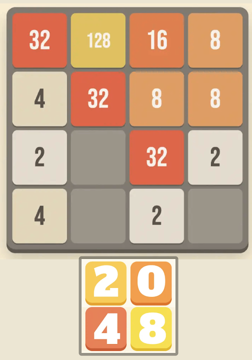 Classic 2048! Undo, Cards & Guilds! — cover art