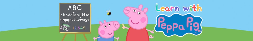 Learn with Peppa Pig यूट्यूब चैनल अवतार