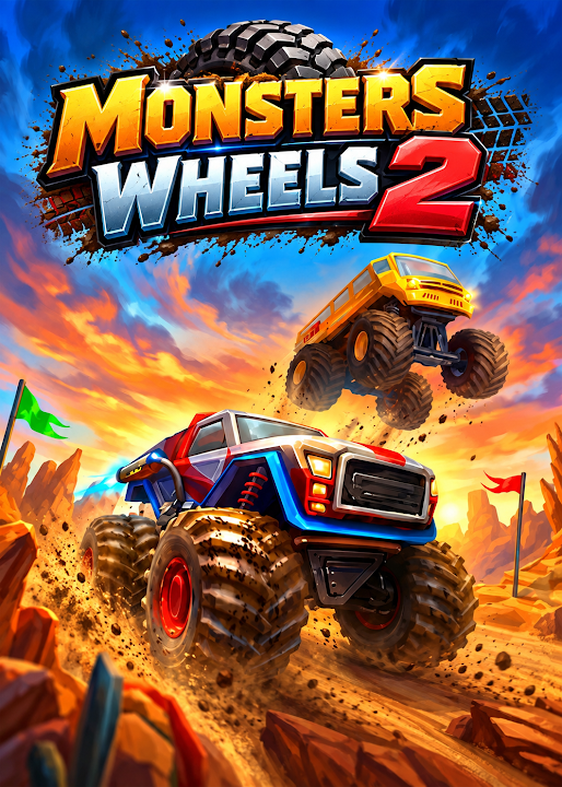 Monsters Wheels 2 — cover art