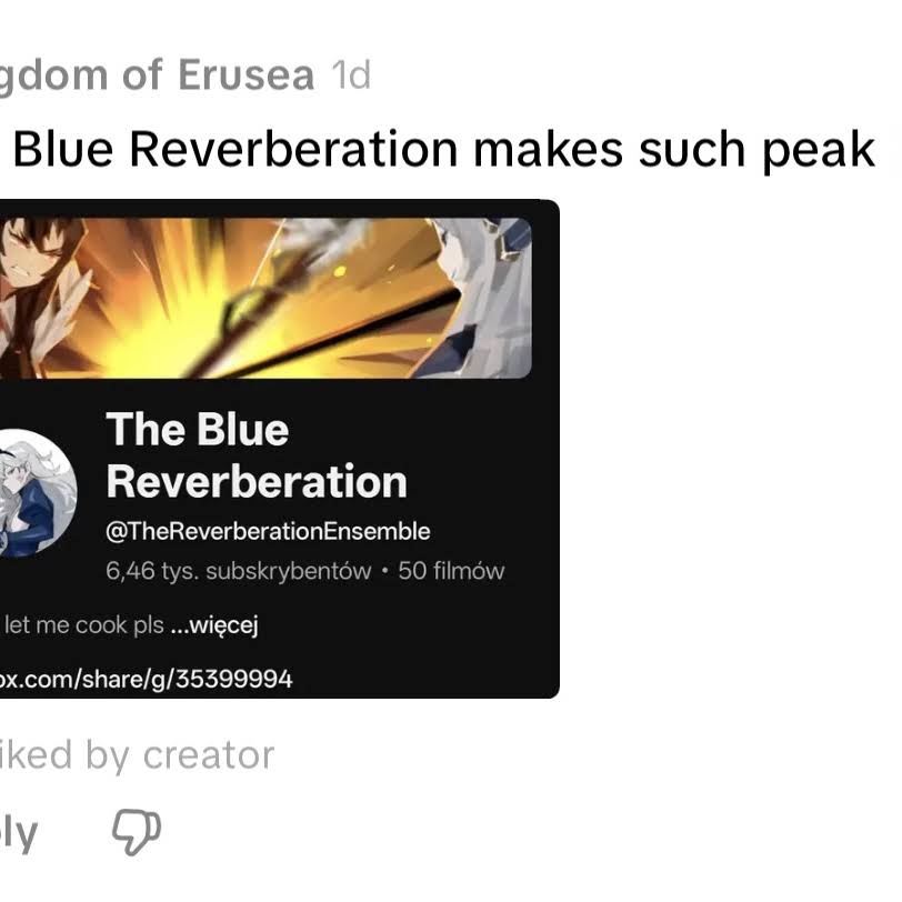Post from The Blue Reverberation