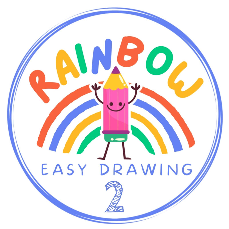 Rainbow easy drawing 2