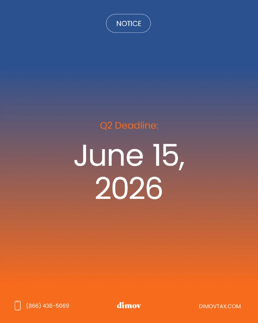 June 15. If you’re self-employed or running your own thing, the IRS wants their estimated tax…