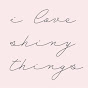 I love shiny things logo