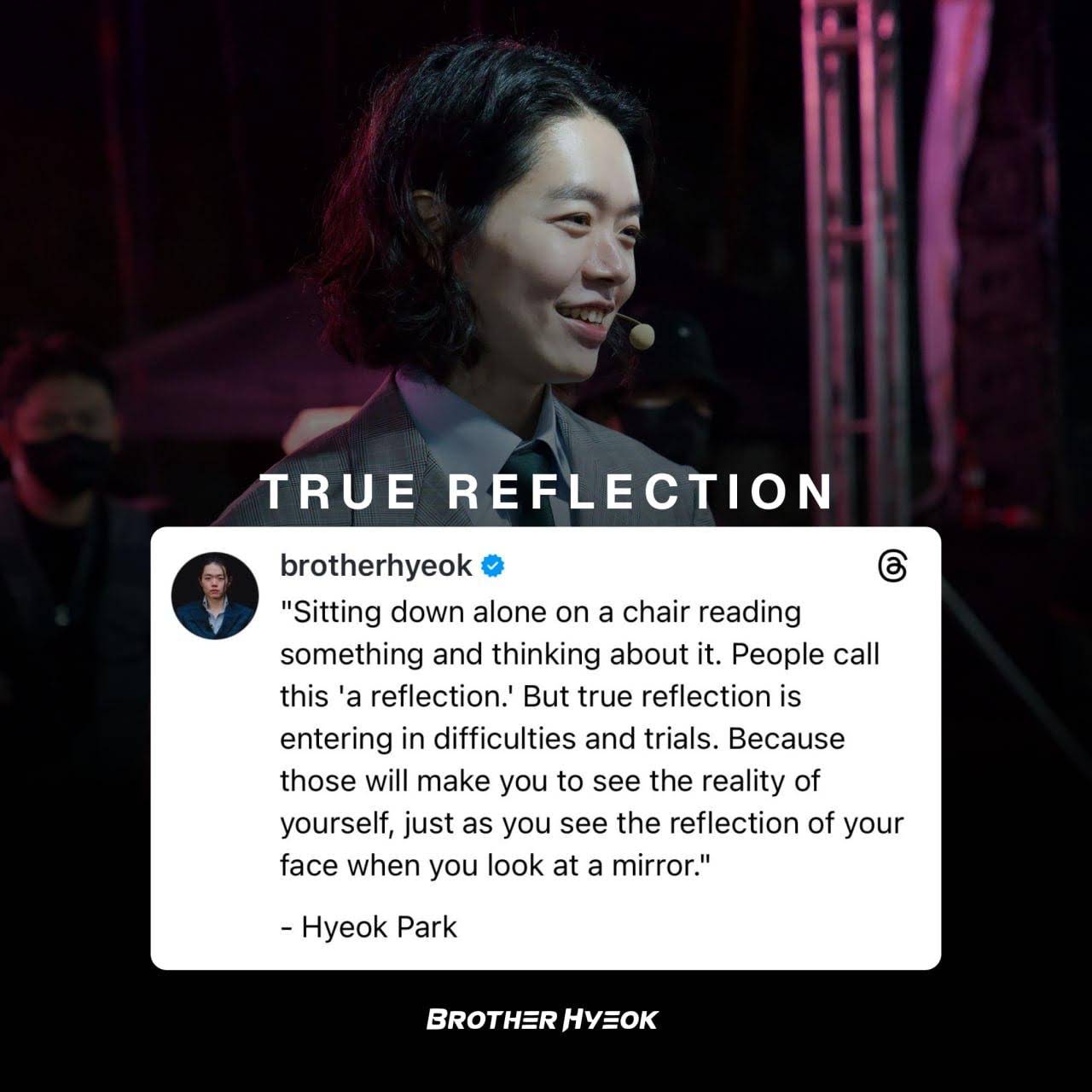 Post from Brother Hyeok