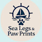 Sea Legs & Paw Prints logo