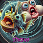 gagging fish show logo