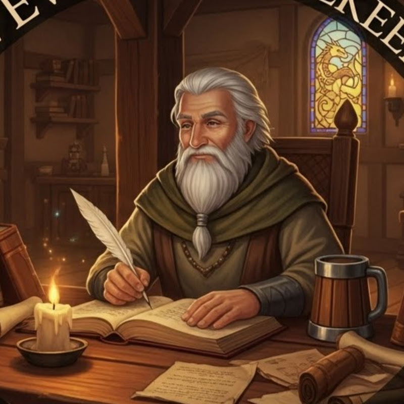 The Evening Lorekeeper Logo