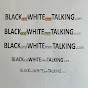 Black and White Men Talking logo