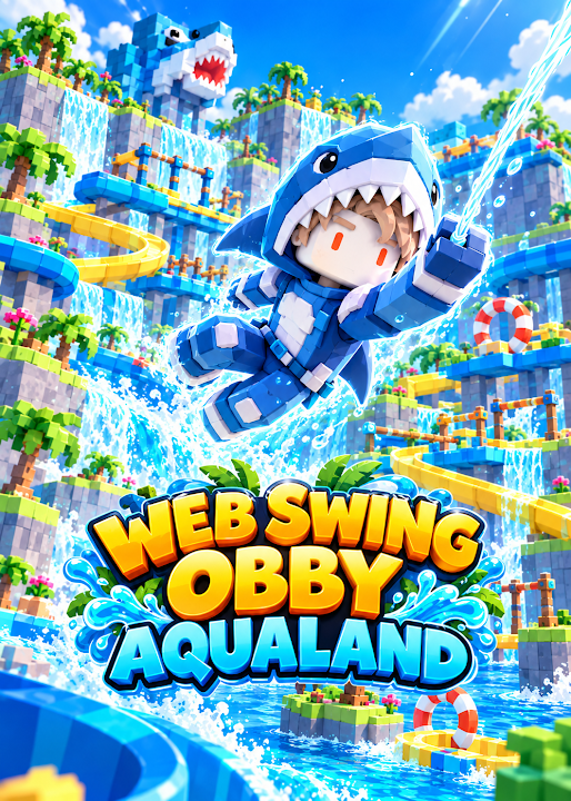 Web Swing Obby: Aqualand — cover art