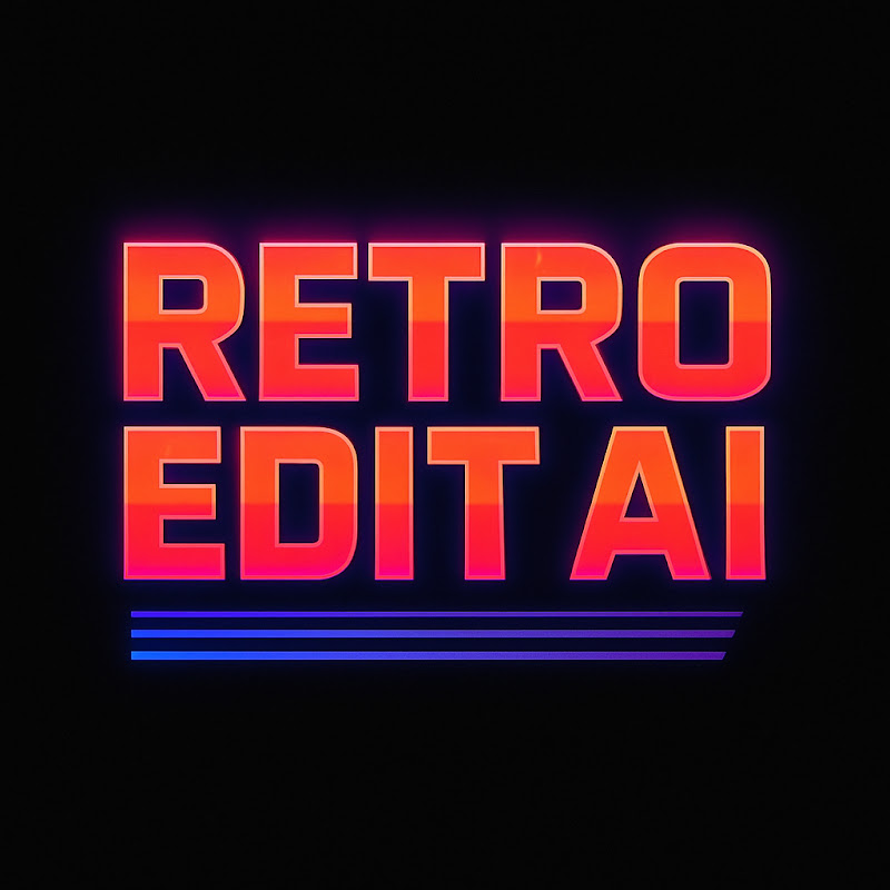 Retro Edit AI Logo