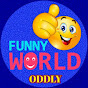 Funny oddly world logo