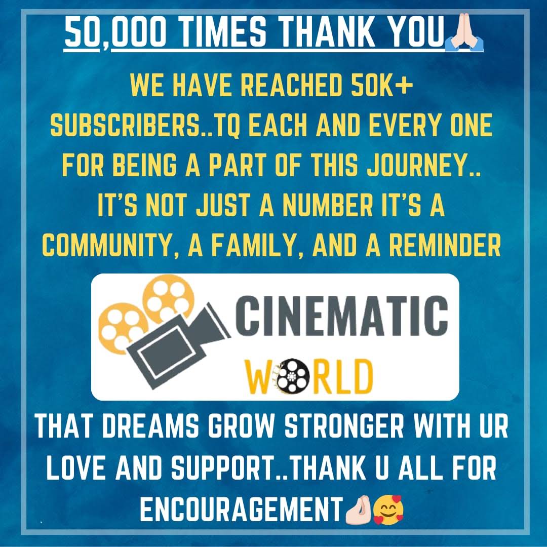 Post from CINEMATIC WORLD