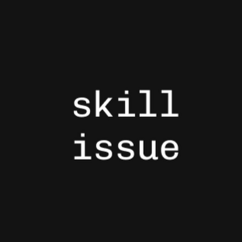 skill issue Logo