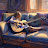 Гитара на диване Guitar on the couch