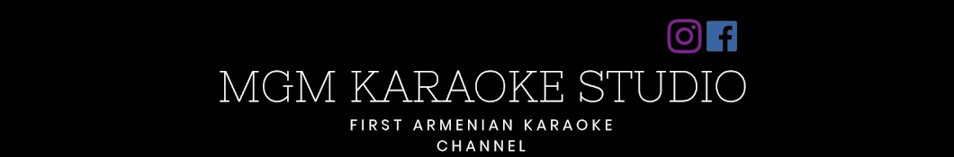 MGM KARAOKE STUDIO YouTube-Kanal-Avatar