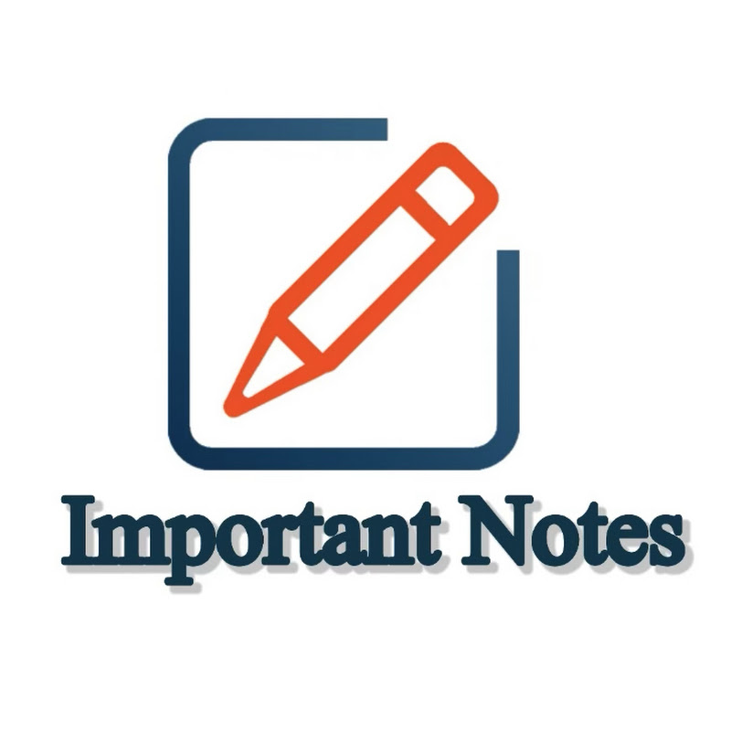 Important Notes 