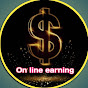 On line earning  logo