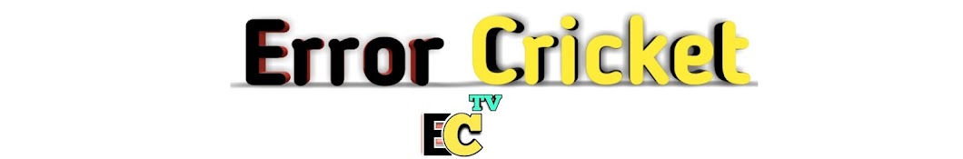 Error Cricket - EC TV YouTube-Kanal-Avatar