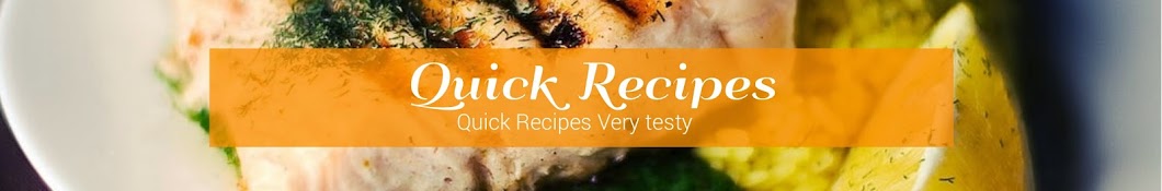 quick recipes YouTube kanalı avatarı