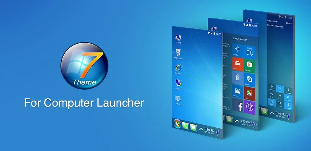 Win 7 Theme For Computer Launcher Apk