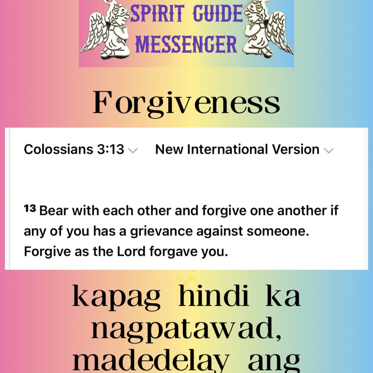Post from Spirit Guide Messenger