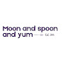 MOON and spoon and yum | Vegetarian Recipes logo