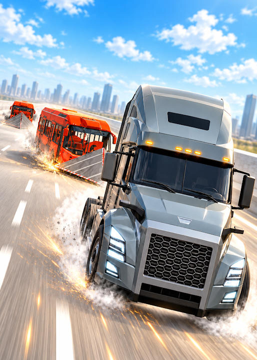 Cheat cars vs buses — cover art