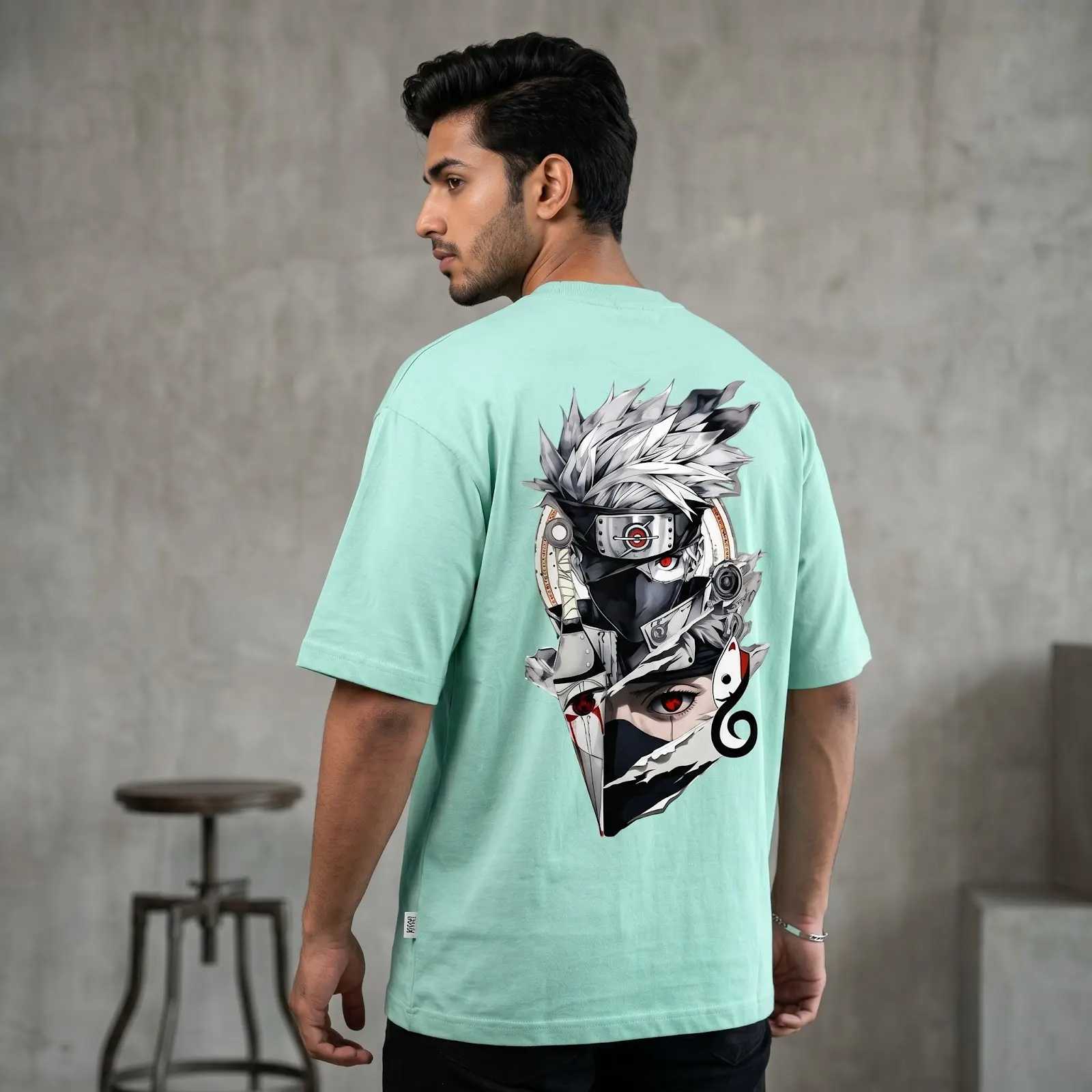 Kakashi Hatake Oversized T-Shirt – Premium 240 GSM Cotton Anime Streetwear