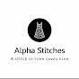 Alpha Stitches logo