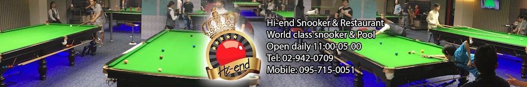Hi-end Snooker Club Avatar canale YouTube 