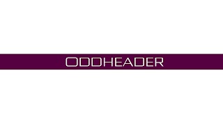 «Oddheader» youtube banner