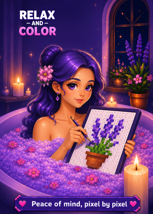 ASMR Color: Draw by number — cover art