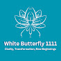 White Butterfly 1111 logo