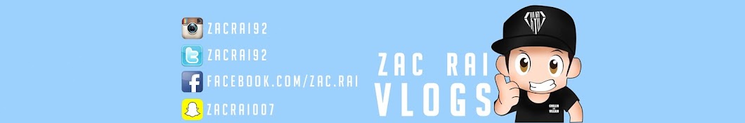 ZacRaiVlogs Avatar channel YouTube 