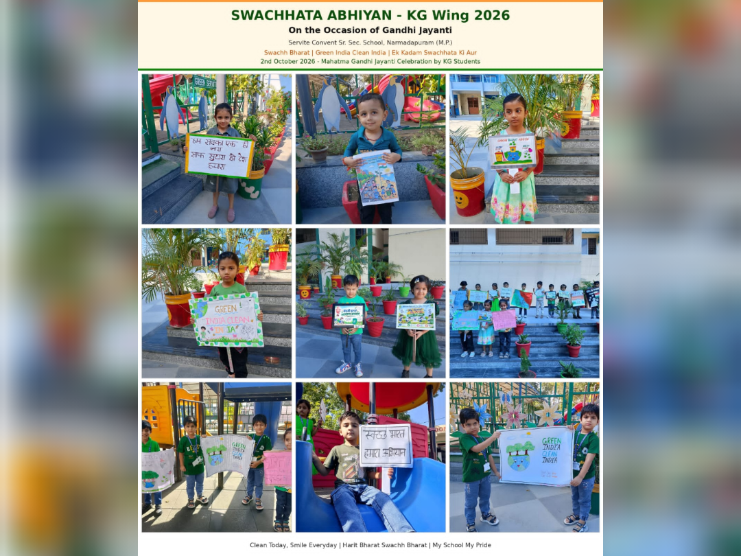 Swachh Bharat Abhiyaan by KG kids
