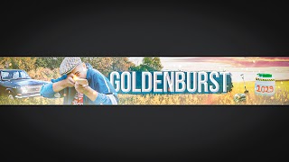 Заставка Ютуб-канала GoldenBurst