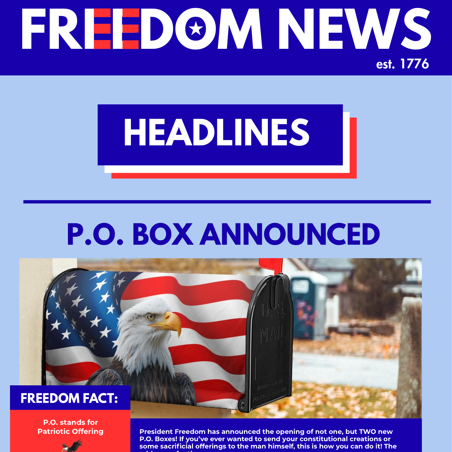 Post from John Freedom