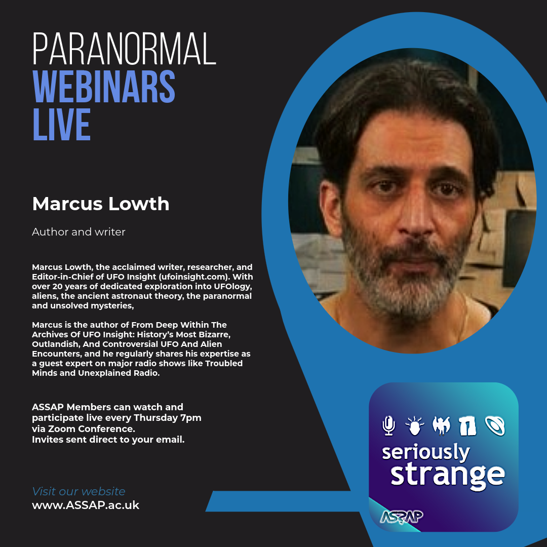 Post from ASSAP Paranormal Webinars